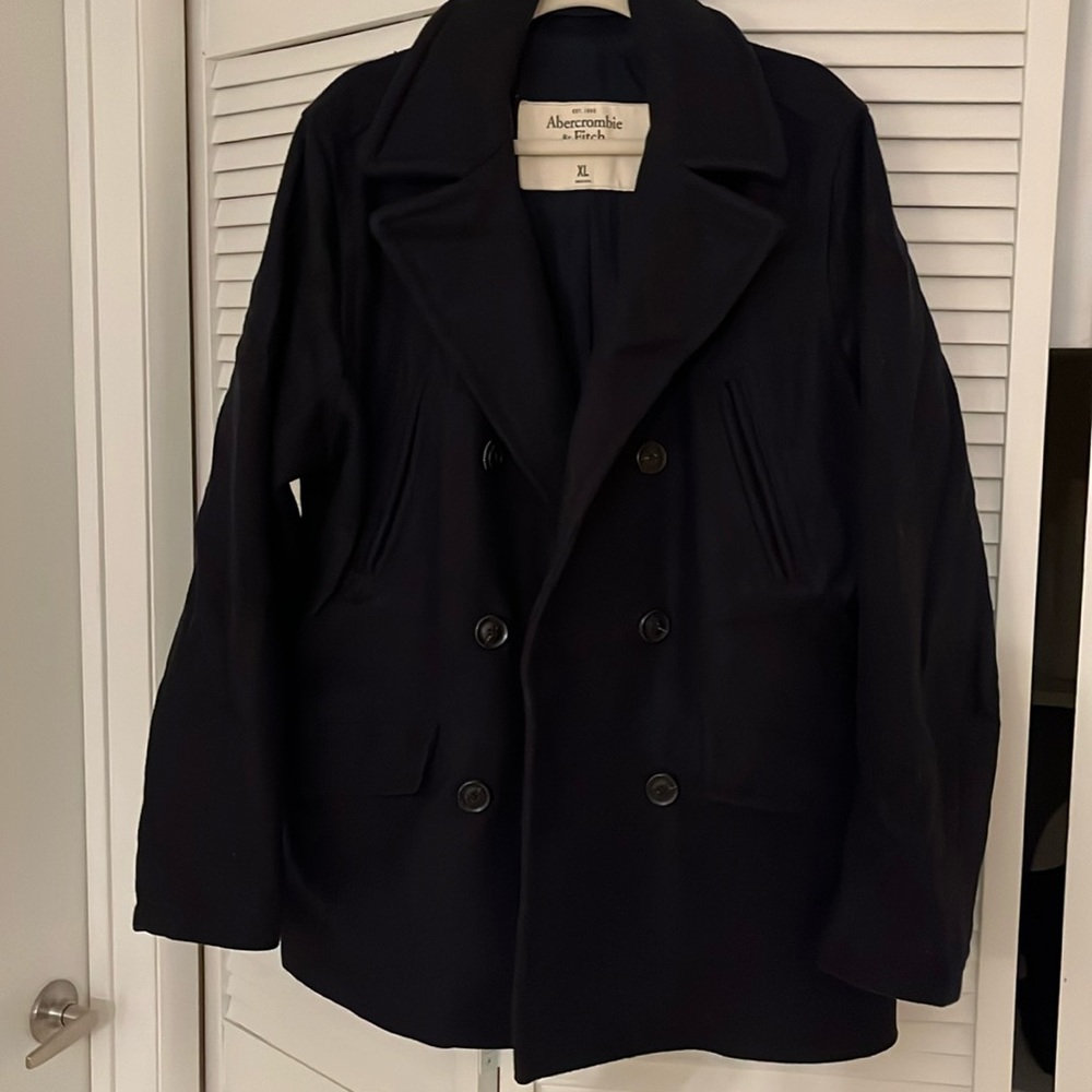 Men’s Abercrombie wool peacoat